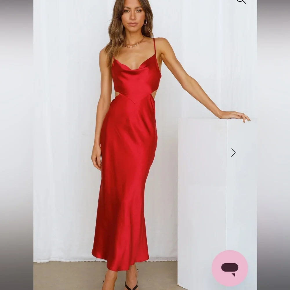 Long Red Formal Dress - Picture 1 of 3